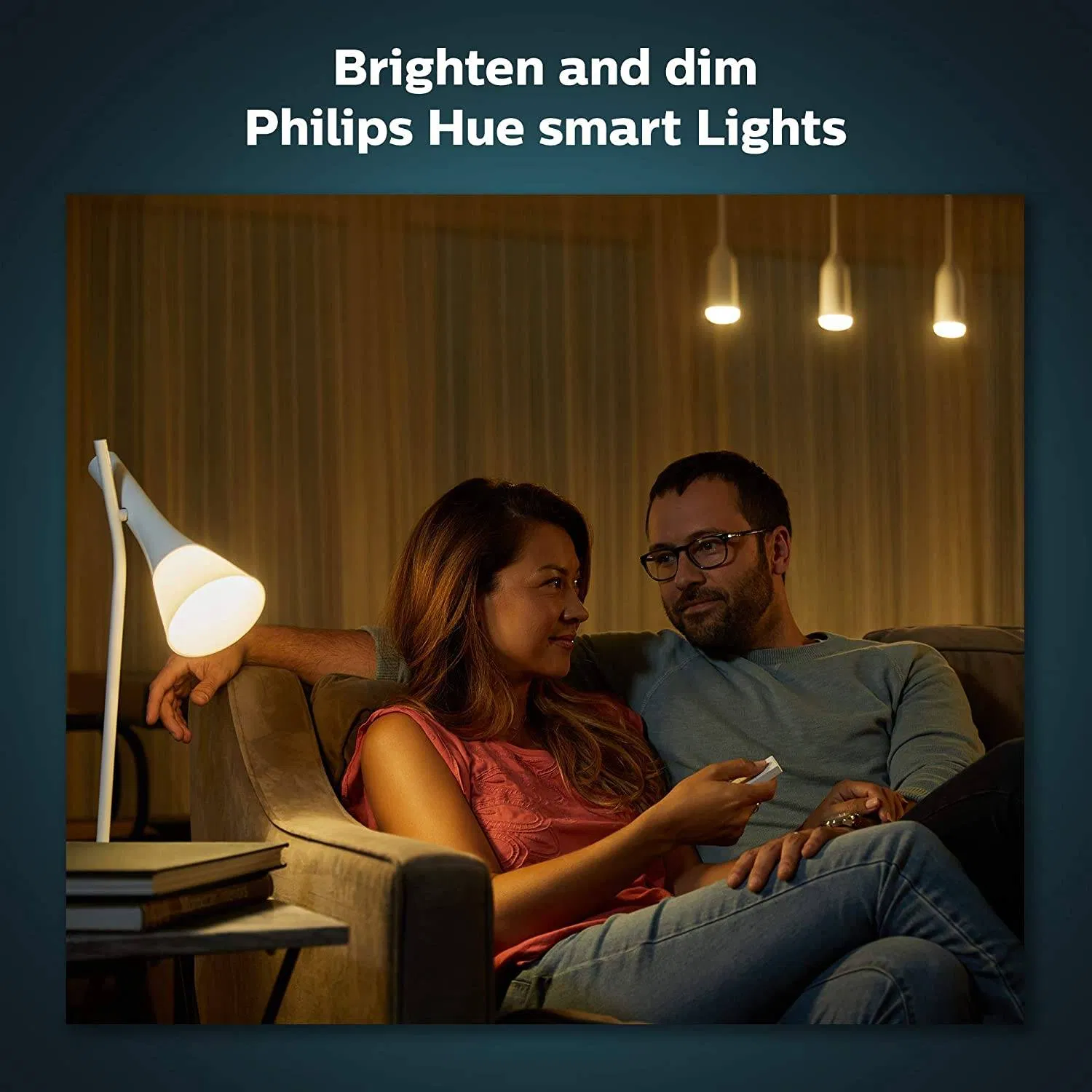 Philips Hue v2 Smart Dimmer Switch and Remote, Installation-Free, Smart Home, Exclusively for Philips Hue Smart Lights (2021 Version), White