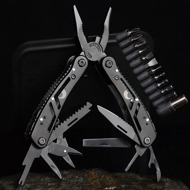 ALMIGHTY EAGLE Stainless Steel Portable Folding Pliers Multi-Tool Pocket Knife Serrated Jaw Surface OEM Customizable Factory