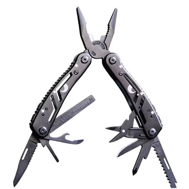 ALMIGHTY EAGLE Stainless Steel Portable Folding Pliers Multi-Tool Pocket Knife Serrated Jaw Surface OEM Customizable Factory