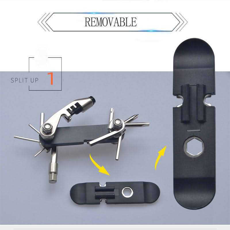 Safebros Bicycle Repairing Multi-Tool Set Tool Kit Cycling Accessories Bike Combination Tools Wrench Chain Breaker Hex Screw