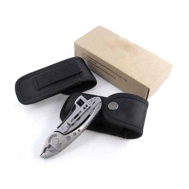 Safebros High Quality Survival Emergency Spanner Hand Multitool Multi-functional Adjustable Wrench Tools Plier