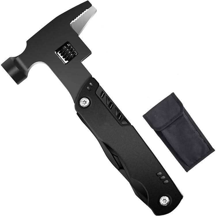 Safebros MUPL-136 Multifunction Pliers Hammer 13 in 1 Foldable Multi-Tool Knife Outdoor Emergency Portable Multipurpose Tool Openers