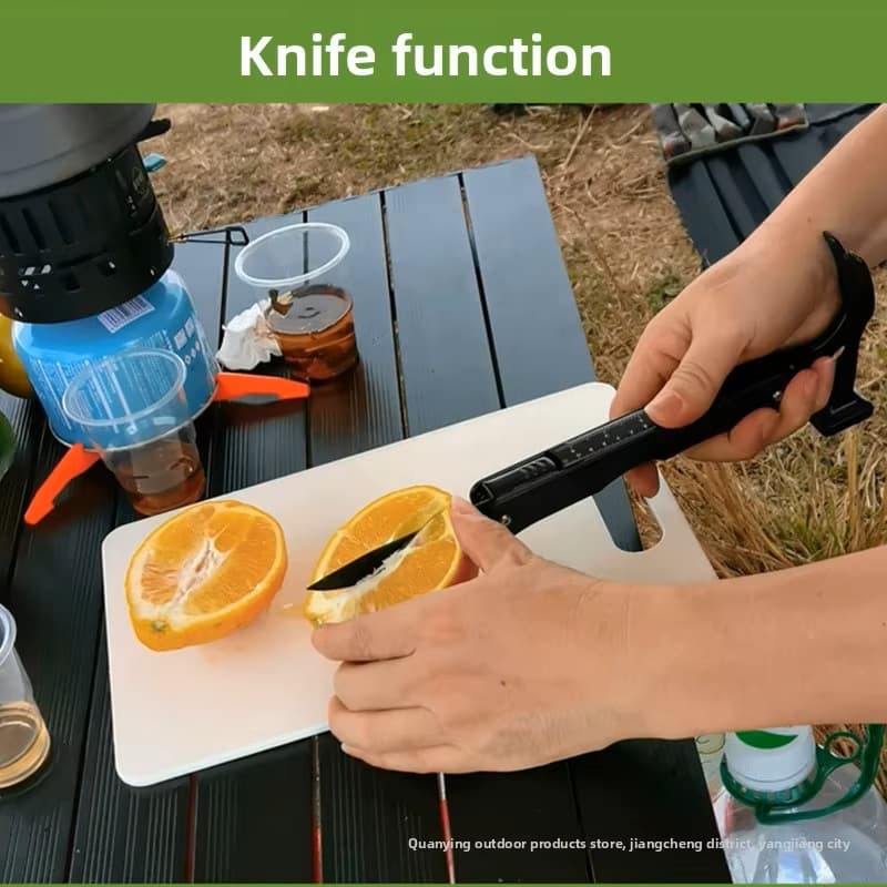 Safebros Multi-Functional Outdoor Camping Tent Pegs Hammer Square Head Ground Nail Canopy Fixing Claw Pile ALMIGHTY EAGLE PF23 Black
