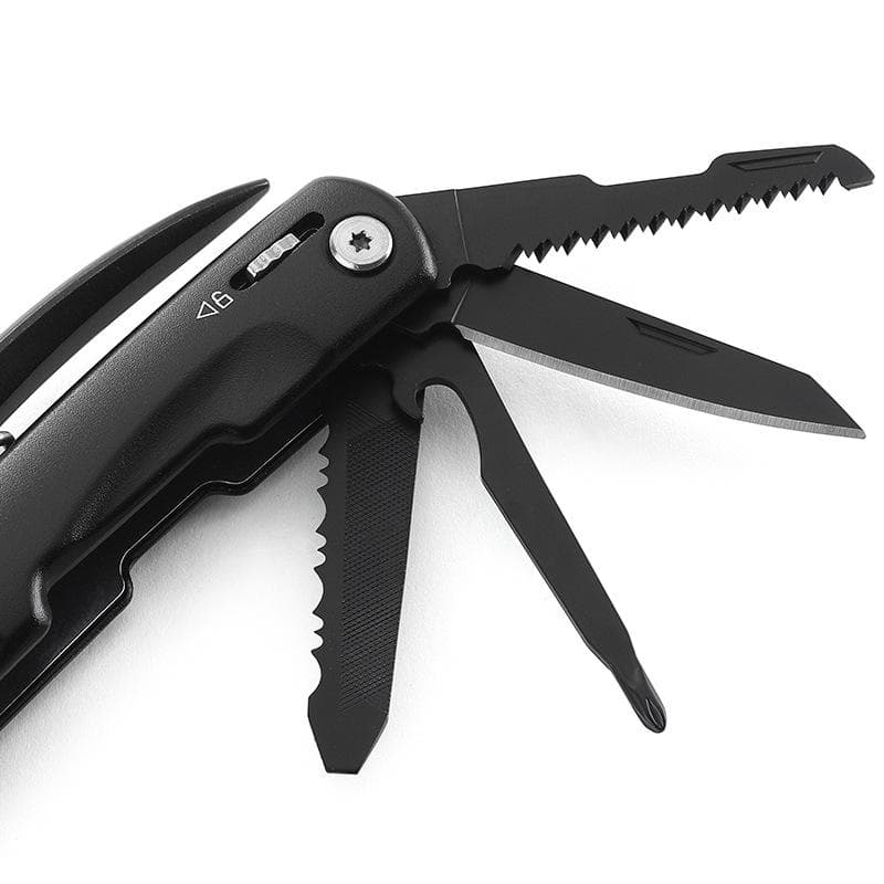 Safebros PF17 Multi-functional Knife Pliers Hammer Folding Portable Aluminum Claw Hammer Multi-Purpose Emergency Tool