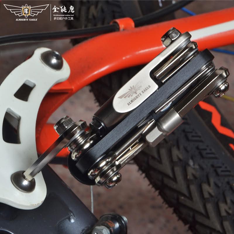 Safebros Bicycle Repairing Multi-Tool Set Tool Kit Cycling Accessories Bike Combination Tools Wrench Chain Breaker Hex Screw