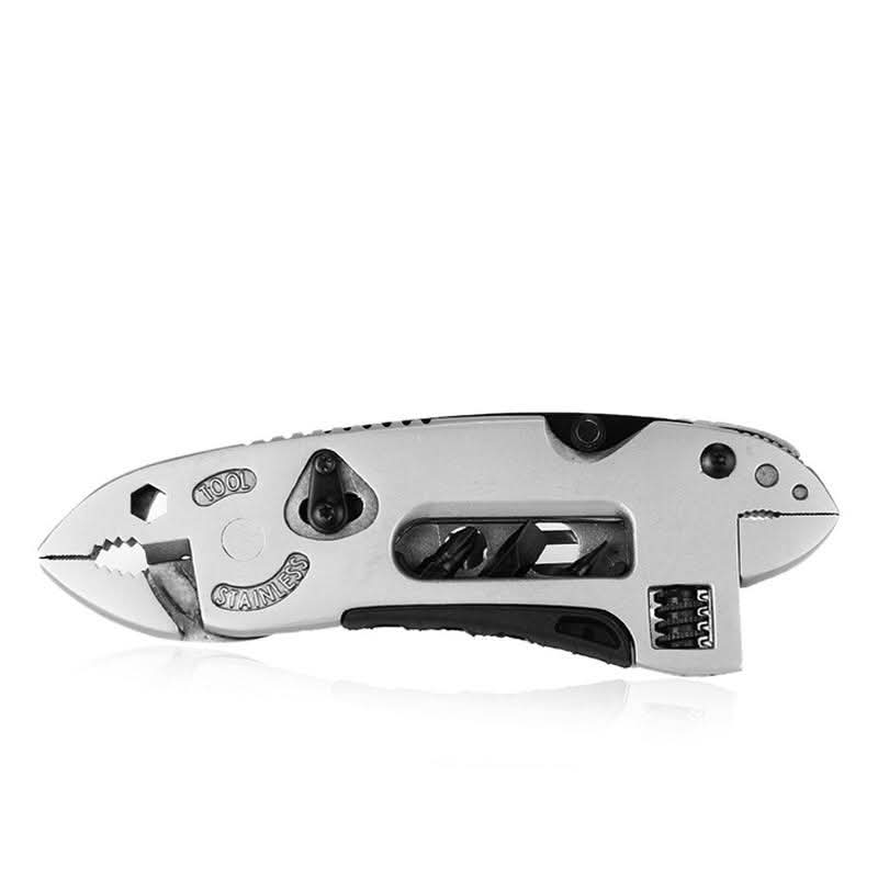 Safebros High Quality Survival Emergency Spanner Hand Multitool Multi-functional Adjustable Wrench Tools Plier