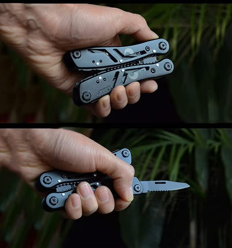 ALMIGHTY EAGLE Stainless Steel Portable Folding Pliers Multi-Tool Pocket Knife Serrated Jaw Surface OEM Customizable Factory