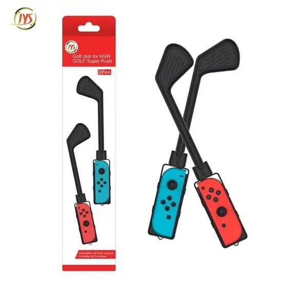 JYS Golf Clubs Joycon Holder - Pack of 2 - Realistic Golf with Joy-cons controllers - Nintendo OLED and Nintendo Gen 2&1