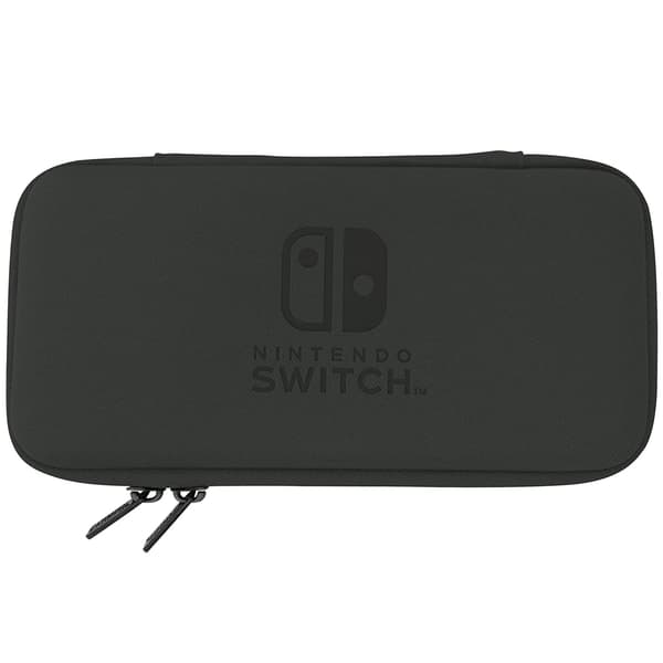 Nintendo Switch Lite Slim Tough Pouch (Black) by Hori - Officially Licensed by Nintendo