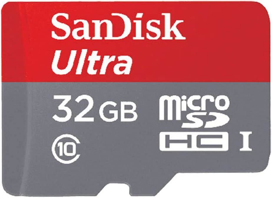 SanDisk Ultra 32GB UHS-I/Class 10 Micro SDHC Memory Card With Adapter - SDSDQUAN-032G-G4A