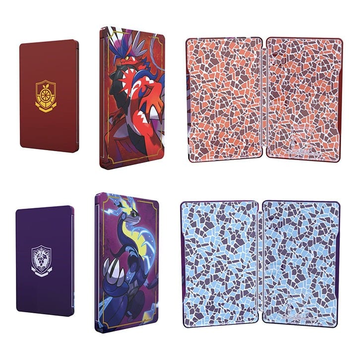 pokemon scarlet and violet steelbook