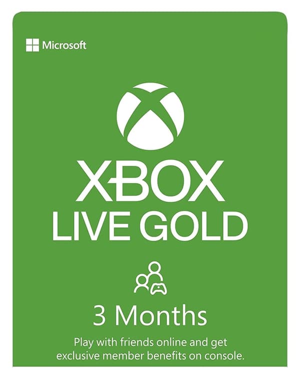 Xbox Live 3 Month Gold Membership | Xbox One/360 | Free Games