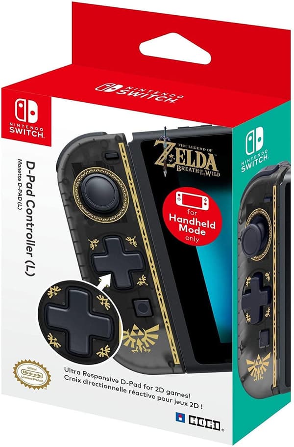 Hori Nintendo Switch D-Pad Controller (Left L) - Officially Licensed By Nintendo - Nintendo Switch
