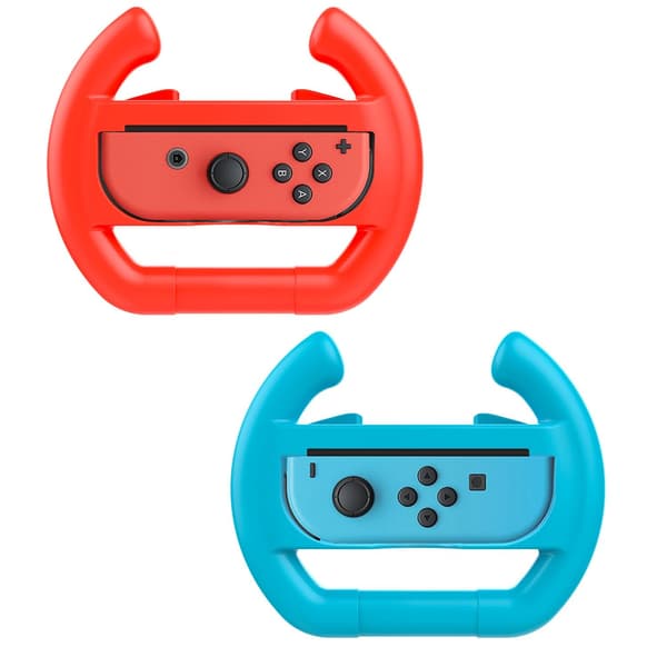 DOBE Nintendo Switch Joycon Steering Wheel - 2-Pack - Joycon Handle Racing Wheel Grip - Switch OLED & Gen 1/2