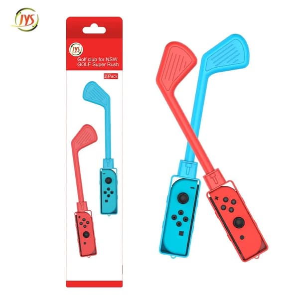 JYS Golf Clubs Joycon Holder - Pack of 2 - Realistic Golf with Joy-cons controllers - Nintendo OLED and Nintendo Gen 2&1