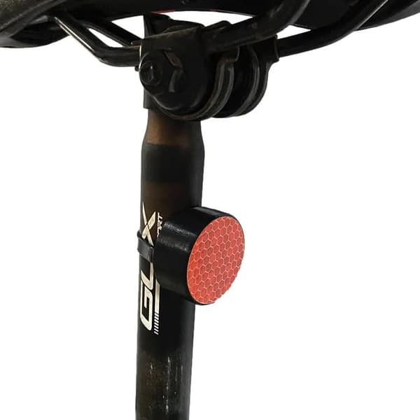 Safebros AirTag Bike Reflector Mount - Fixed Bicycle Reflector Bracket Holder - Anti-lost Locator - Airtag Case