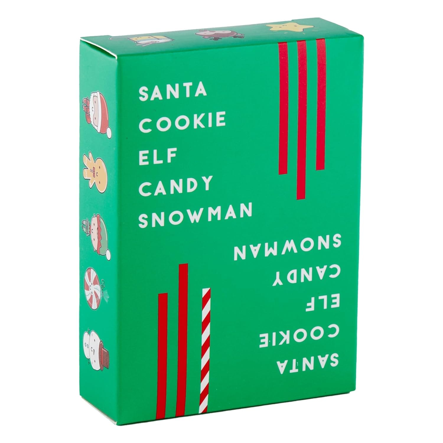 Santa Cookie Elf Candy Snowman - Fun Family and Group Card Game - Christmas Twist on Taco Cat Pizza game