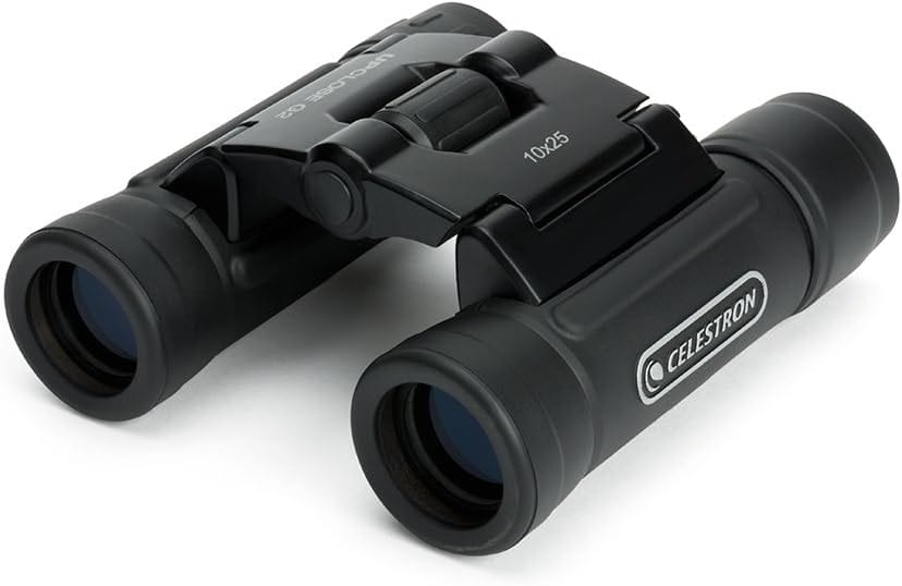 Celestron – UpClose G2 10x25 Binocular – Multi-coated Optics for Bird Watching, Wildlife, Scenery and Hunting – Roof Prism Binocular for Beginners