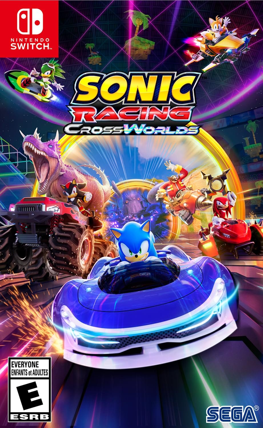Sonic Racing: CrossWorlds Amazon Exclusive Edition - Nintendo Switch - Multiplayer and Co-op