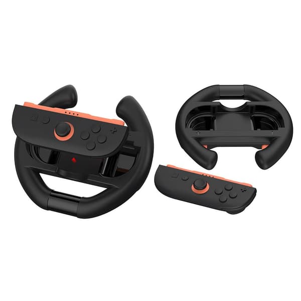 Steering Wheel For Nintendo Switch 2 - Racing Joy-Con Controller Grip Holder For NS2 - Dobe