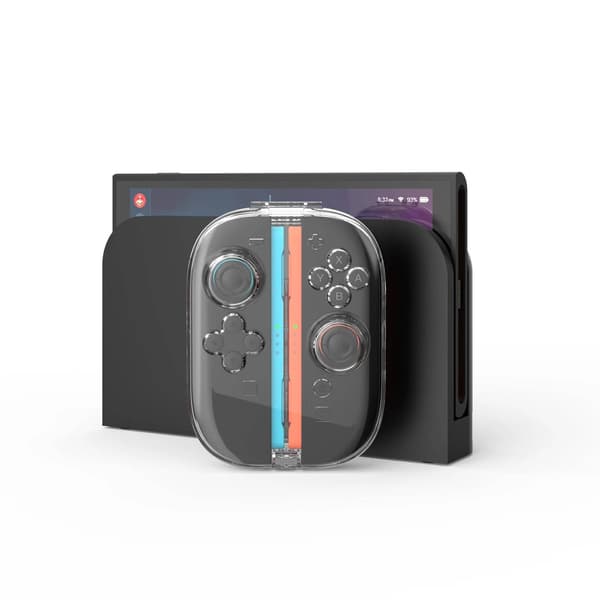 Nintendo Switch 2 Joy-Con Storage Case Transparent Hard Shell Protective Cover with Game Cards Storage