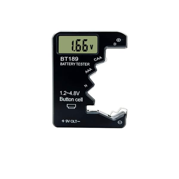 Safebros BT-189 AA/AAA/C/D/9V/1.5V Battery Capacity Tester Battery Tester BT189 LCD Display Universal Check Battery Tester