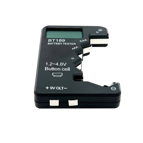 Safebros BT-189 AA/AAA/C/D/9V/1.5V Battery Capacity Tester Battery Tester BT189 LCD Display Universal Check Battery Tester