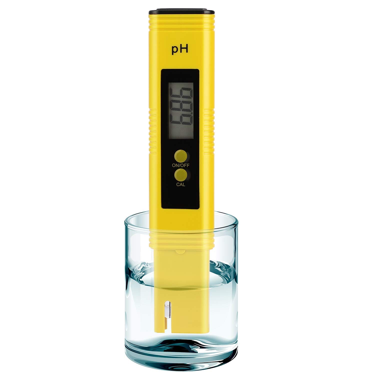 Safebros Digital pH Meter Tester Pen for Water, Pre-Calibrated, High Accuracy ±0.01, 0–14 pH Range, Pocket Size for Drinking Water, Pool, Aquarium & Hydroponics