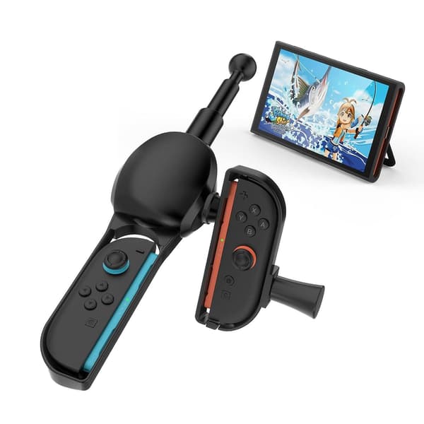 Fishing Rod for Nintendo Switch 2(2025),Fishing Game Kit for NS Switch 2 Legendary Fishing/Fishing Star World Tour-NS2