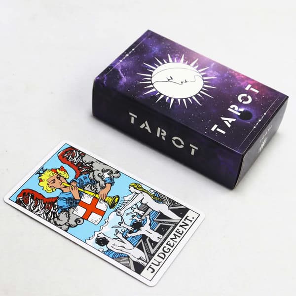White Sun Tarot Cards for Beginners - with Guidebook - 78-Card Tarot Deck - Classic and Traditional Timeless Symbolism