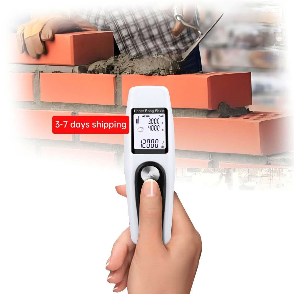 J12 New Design 40m Digital Handheld Grade II Laser Distance Meter Building Surveys Instrument Rangefinder
