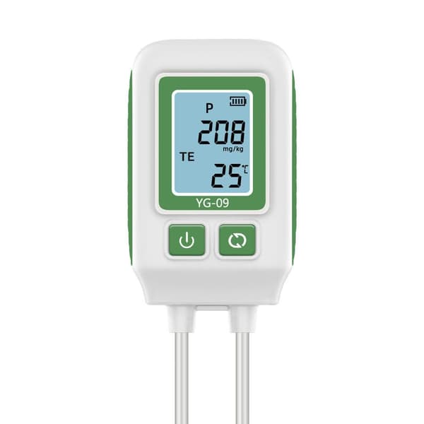 Safebros Digital Soil NPK Tester ~ Nitrogen Phosphorus Potassium Analyzer With LCD Display & Temperature Sensor