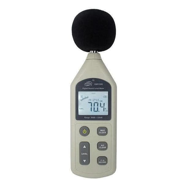 Measurement Range: 30 dB to 130 dB, measures in both dBA and dBC frequencies Compact and lightweight, come with a portable carrying case, convenient to take it out for testing Accuracy Within +/- 1.5 dB ,Fast and Slow dynamic characteristic modes Adjustable Sample rate preset to 2 times/second Package included: 1x Toptekits sound level tester ,1x user manual ,1x 3.5mm cable ,1x carrying case