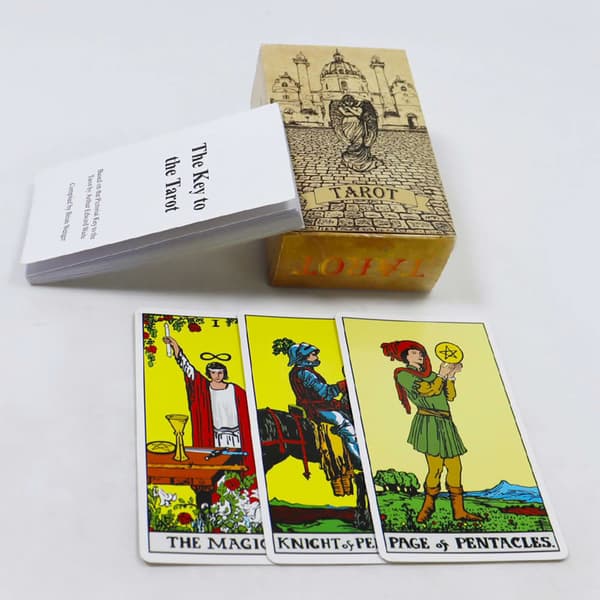The Guardian Angel Original Tarot Cards Deck with Guidebook for Beginners - Alternative to Rider Waite- 78 Deck