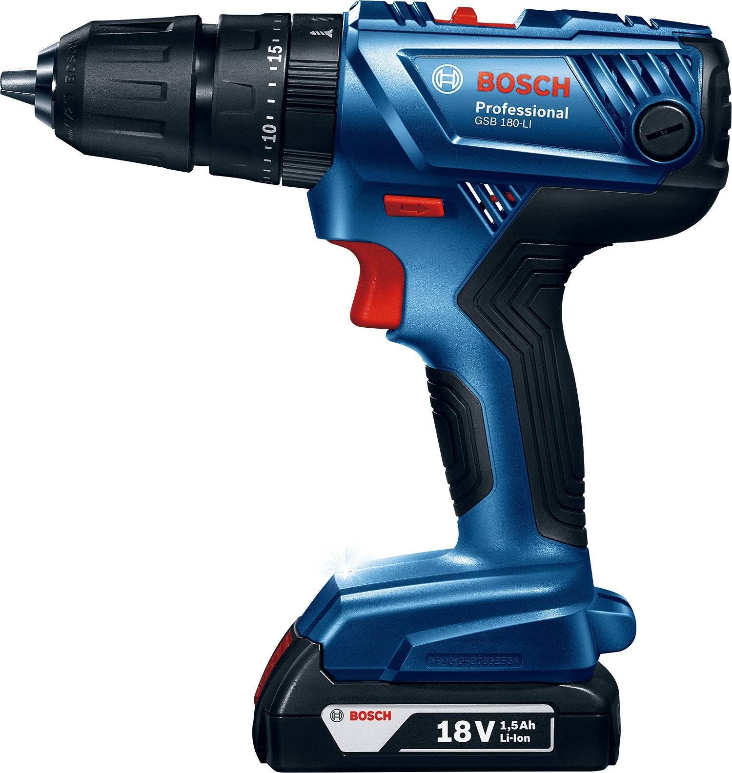 Bosch 18v Drill Set (drill, Tool Box, 41pc drill bits, battery, charger)
