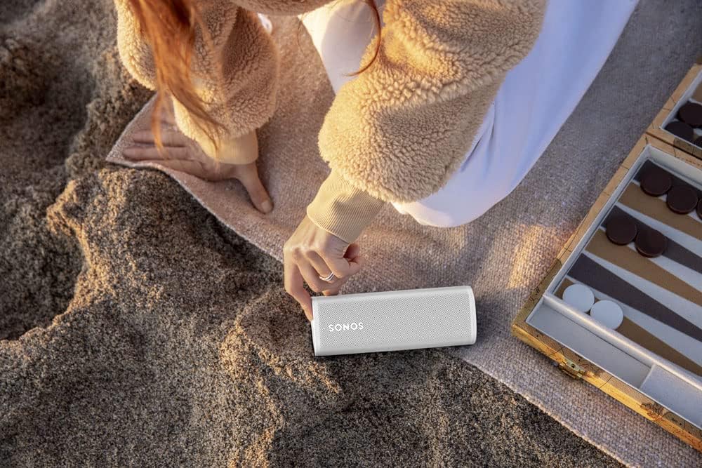 Sonos ROAM SL WiFi and Bluetooth Speaker - Compact Speaker for Indoor and Outdoor Use - Compatible with AirPlay2 - Up to 10 Hours Battery Life