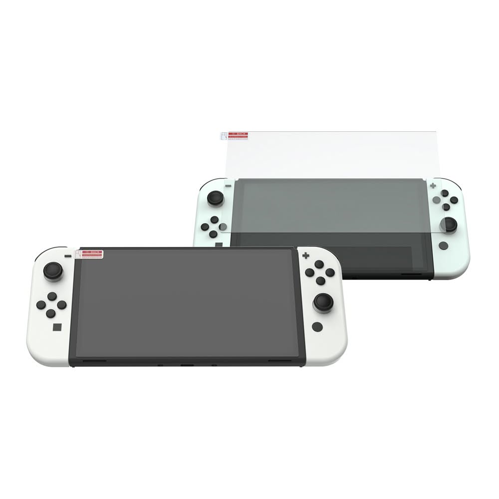 Dobe Nintendo Switch Anti-fingerprint Protective Tempered Glass Film- OLED, Switch Lite & Nintendo Switch Gen 2&1