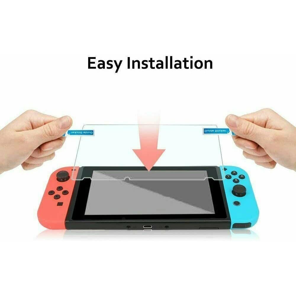 Dobe Nintendo Switch Anti-fingerprint Protective Tempered Glass Film- OLED, Switch Lite & Nintendo Switch Gen 2&1