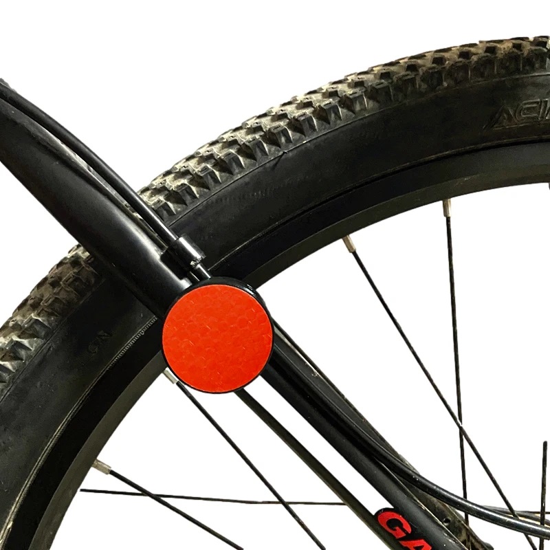 Safebros AirTag Bike Reflector Mount - Fixed Bicycle Reflector Bracket Holder - Anti-lost Locator - Airtag Case