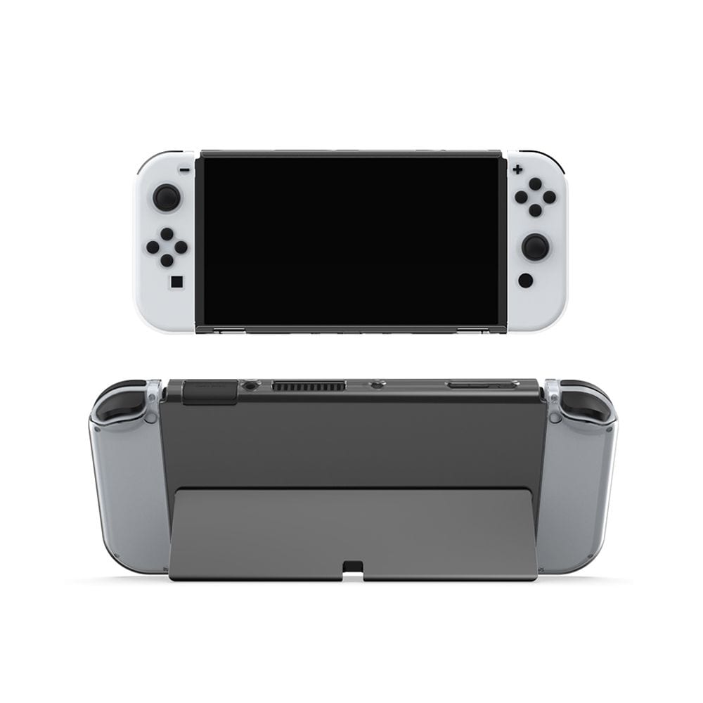 Nintendo Switch OLED Protective Cover Case - PC+TPU All Around Protective Crystal Case Shock Absorption - TNS-1133C