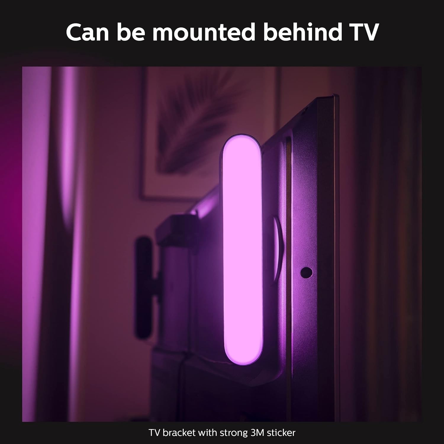 Philips Hue 16-Foot Extension Cable for Philips Hue Play Light Bar, Black - 1 Pack - Power Supply Not Included