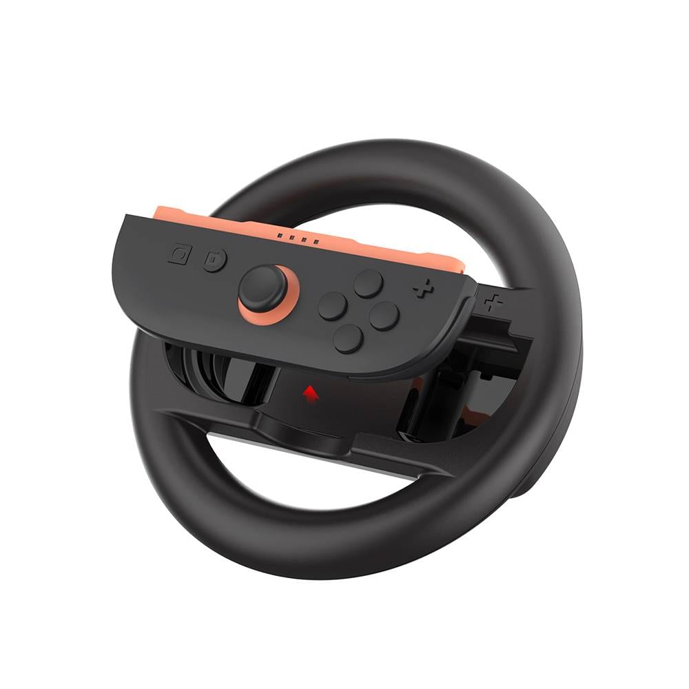 1. Compatible with Nintendo Switch 2 Joy-Cons 2. Ergonomic design for enhanced grip and comfort during long play sessions 3. Easy slide-in installation and secure fit for each Joy-Con 4. Enlarged shoulder buttons for better control and accessibility 5. Durable, lightweight ABS plastic construction