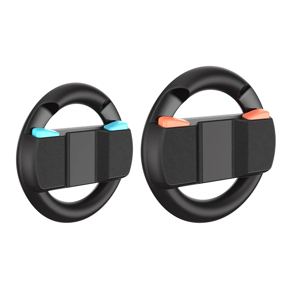1. Compatible with Nintendo Switch 2 Joy-Cons 2. Ergonomic design for enhanced grip and comfort during long play sessions 3. Easy slide-in installation and secure fit for each Joy-Con 4. Enlarged shoulder buttons for better control and accessibility 5. Durable, lightweight ABS plastic construction