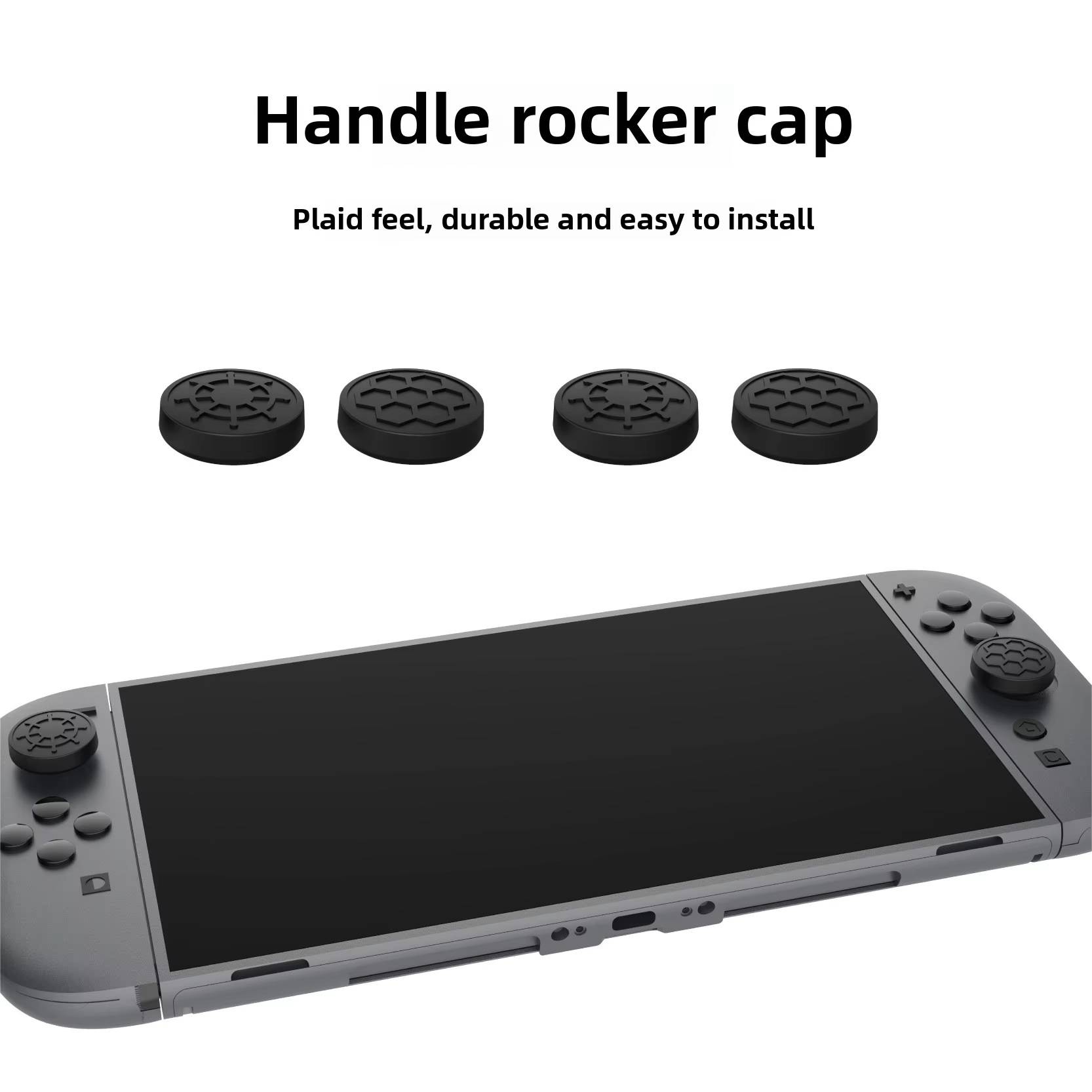 Nintendo Switch 2 Protective Set: Dust Plug+Handle Sticker+Silicone Thumbsticks