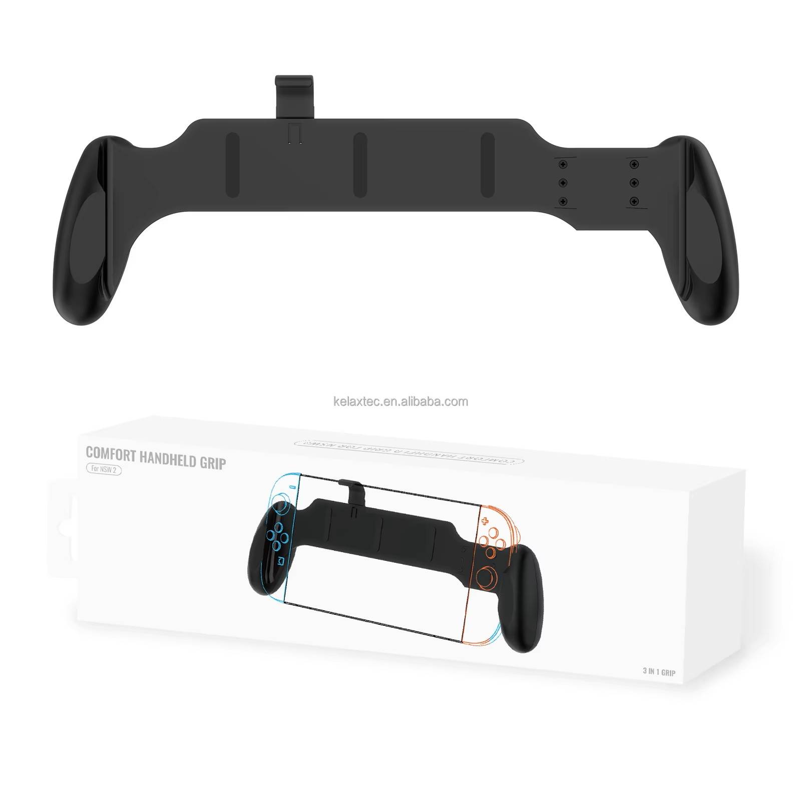 Nintendo Switch 2 Handle with Non-Slip Grip OLED Grips - NS2 Accessory
